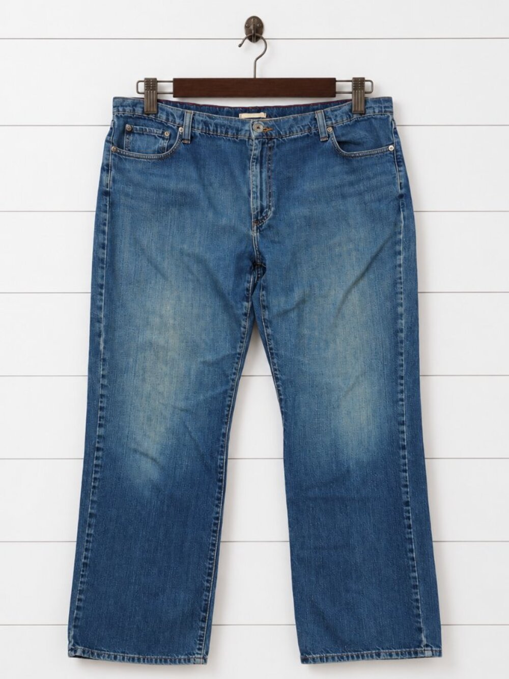 L.L.Bean Men’s 44x32 Blue Denim Jeans Standard Fit 100% Cotton